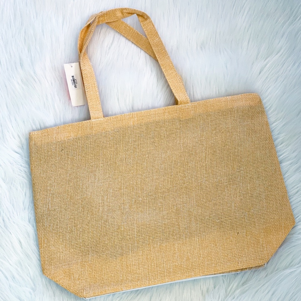 Beach Tote Bag Pineapple Theme - Picture 3 of 3